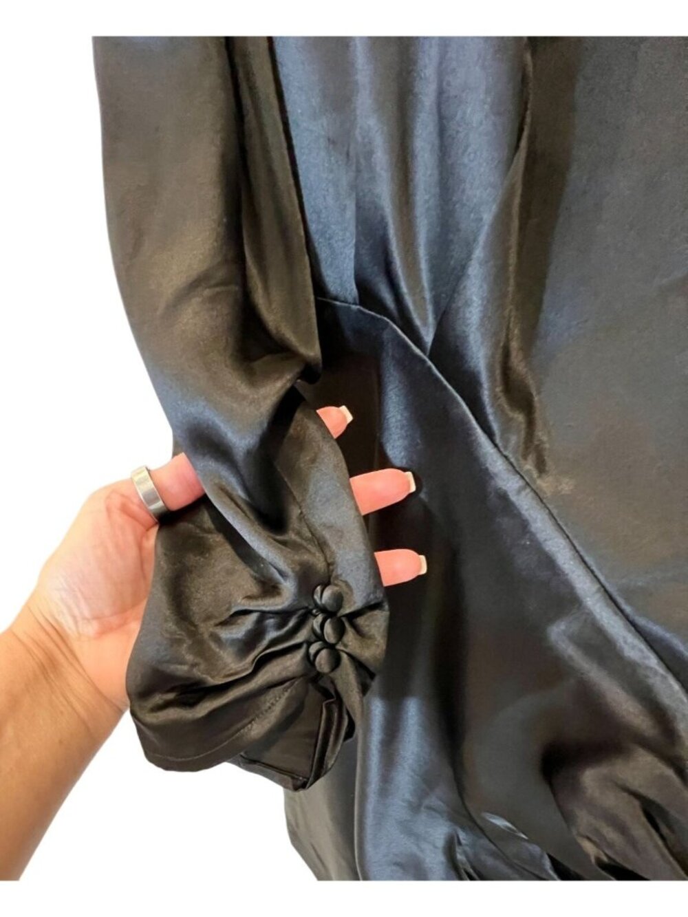 Alessandra Rich Silk Mini Dress Embellished Size 46 - Size 8 - Picture 14 of 15